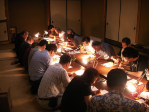 宇多須神社にて篆刻教室
